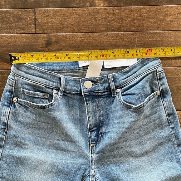 NWT Loft Outlet skinny ankle blue jeans size 2 - Picture 5 of 7